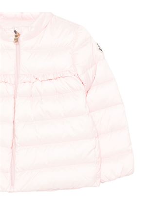 giubbotto in poliammide rosa MONCLER KIDS | L19511A00008597YF503